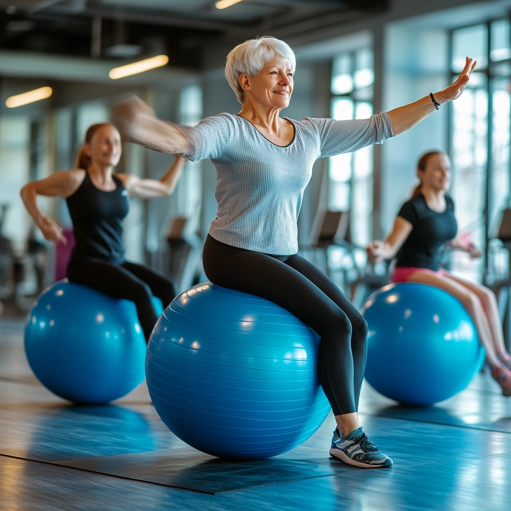 Тренування на покращення балансу для пенсіонерів
